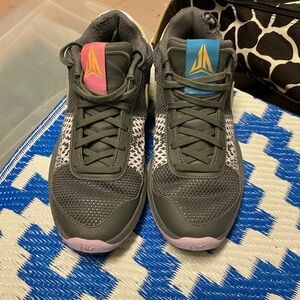 Nike Ja 12 Pink Grey Metallic Silver DR8785  Size 9 great ladies basketball shoe
